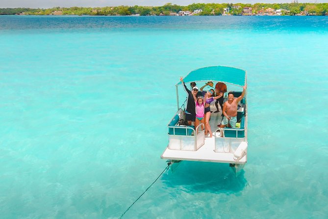 1 Day Tour to Bacalar, Cenotes and 7 color Lagoon with lunch from Cancun - Cenote Azul: the outdoor sinkhole breakfast with real wow-factor