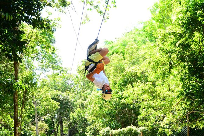3 adrenaline activities Atvs Zipline and a swim experience in a cenote - Shared ATVs: Fast Fun With a Companion in the Driver Seat