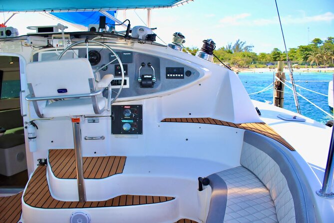 4hrs / 46ft Catamaran Private Charter From Cancun to Isla Mujeres - Snorkeling Stop: Reef for Marine Life or a Sand Bank for Calm Swimming