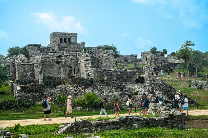 4x1 Tour: Coba Tulum Open Cenote and Playa del Carmen City from Cancun - Cenote Kuxtal Swim: Stalactites, Cool Water, and One Extra Cost