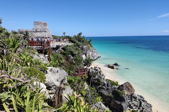 4X1 TOUR Tulum, Coba, Cenote & Playa del Carmen with buffet - Choo-Ha Cenote: Swim Time, Photos, and the Real Nature Moment