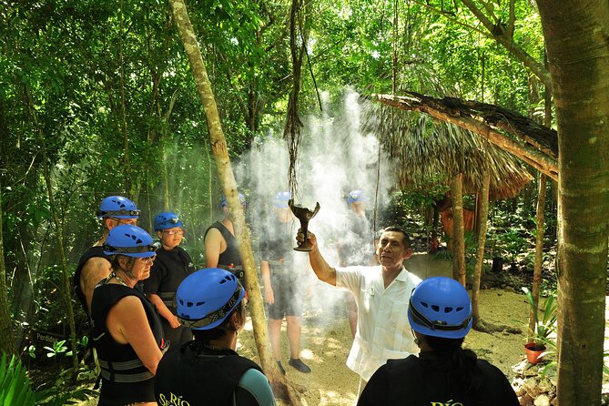 A secret river adventures tour. Explore the nature wonders of the Riviera Maya - Inside the Secret River: guided geology, biking, rappel, and water time