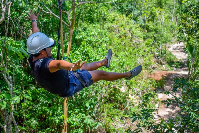Action-packed Cancun ATV tour, Ziplines, Cenote, Lunch and More - Cenote Swim and Exploration: Where You Cool Off and Actually Get Time in Water