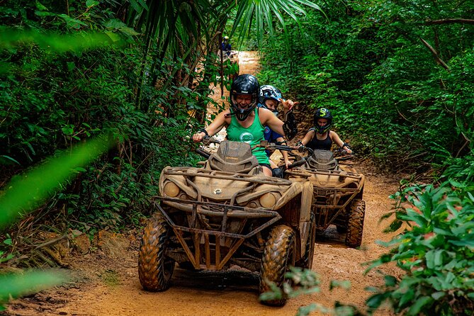 Adrenaline Adventure, Zip Line, ATV and Cenote Maya - A Half-Day Jungle Hit: ATV, Zip Lines, Rappels, and a Cenote
