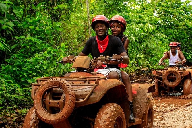 Adrenaline Tour with ATV, Ziplines and Cenote from Cancun - ATV in the jungle: fun bumpy miles and one important rule
