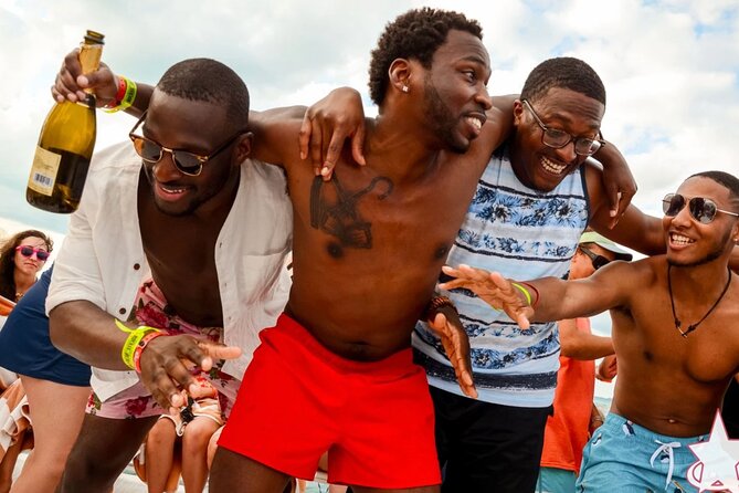 Adults only Hip Hop Sessions Boat Party Cancun - Champagne Showers and the Group Moment Factor