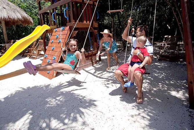 All Inclusive - Xel-Ha Park Tour from Cancún & Playa del Carmen - Slides, zip lines, and 5-meter jumps: included adventure that still feels optional