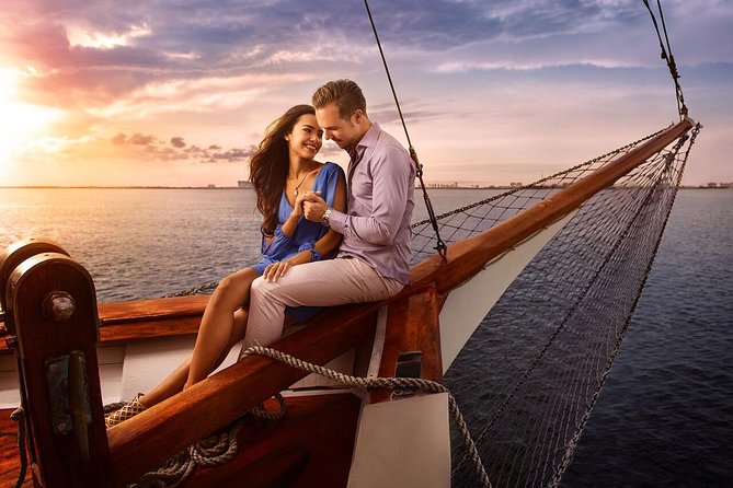 Amazing Romantic Dinner on a Spanish Galeon with Saxophone Music - Menu choices: lobster, steak, surf and turf, or veggie lasagna