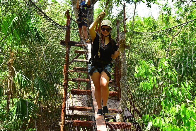 ATV adventure with cenote, ziplines, snack and transport from Cancun or Riviera - First Stop: ATV Adventure Circuit in the Jungle