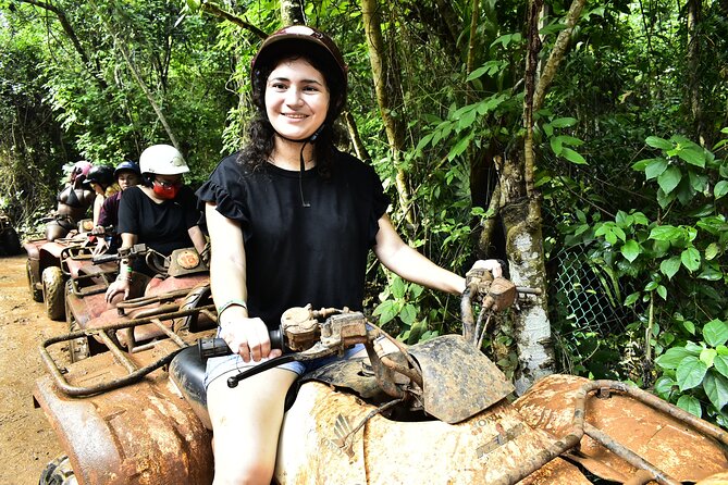 ATV adventure with cenote, ziplines, snack and transport from Cancun or Riviera - Zipline Circuit: Speed With Real Limits