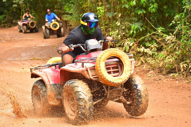 Atv Cancun (cenote, Ziplines, Lunch And Transfer Included) - Sacred Cenote Swim: Tarzan Plunge or Ladder Entry