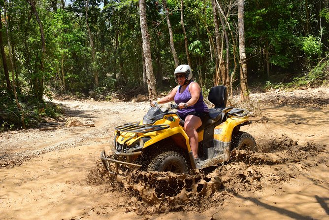 ATV Extreme and Snorkel Combo Tour from Cancun - Jungle Trails on a 1- or 2-Person ATV