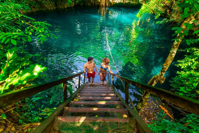 ATV Jungle Adventure with Ziplines, Cenote & Transportation - ATV Riding, 3-Zipline Circuit, and Cenote Verde Lucero in 4 Hours