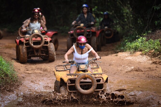 Atv's, Ziplines and Cenote Swim From Cancun and Riviera Maya - ATV Riding in the Jungle: Adrenaline First, Safety Front and Center