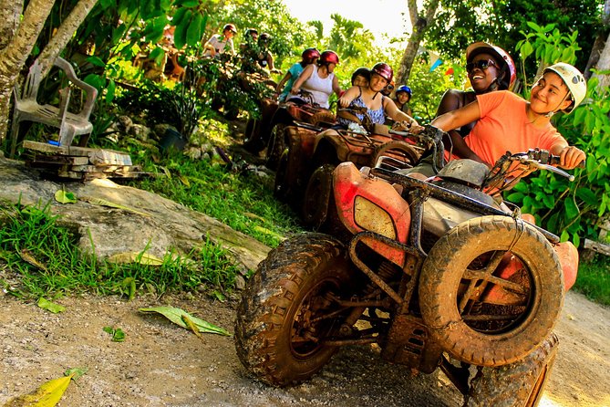 ATV shared experience, Ziplines and Cenote swim experience in one Adrenaline day - Zip lines and hanging bridges, the moment you feel weightless