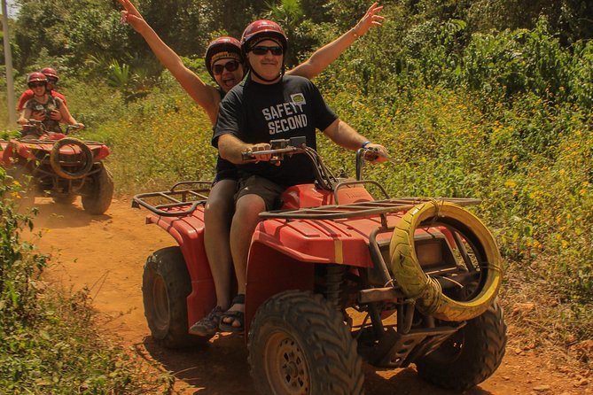 ATV shared experience, Ziplines and Cenote swim experience in one Adrenaline day - The cenote swim, where the jungle finally catches your breath
