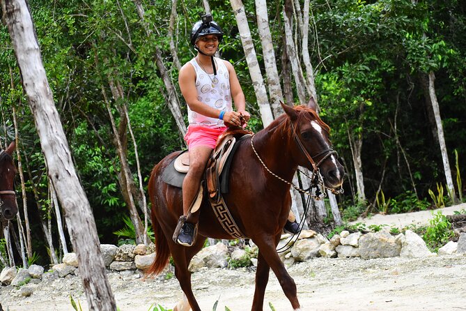 ATV (shared), Horse Back Riding, Ziplines, & Cenote from Cancún - Lunch and the day’s pacing, so you do not feel rushed