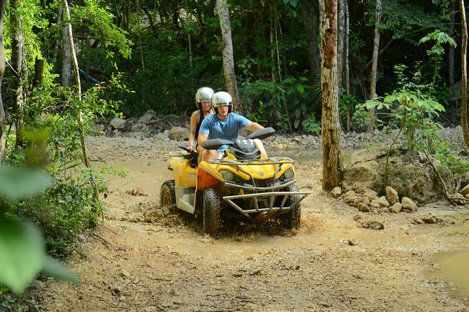 ATV Single & Zip Line from Cancun - Zip-line over the jungle canopy: harness rules and a smart mindset