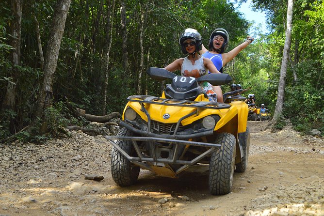ATV Single & Zip Line from Cancun - Cenote jump and underground river: what to expect from sinkhole water time