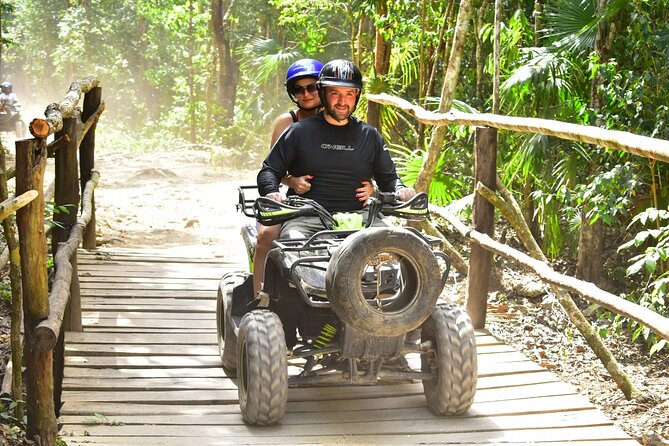 ATV Tour, Zip Lines, Horseback Riding, Cenote and Tequila Tasting - Zip lines, suspension bridge, and spider web: heights, handled in stages