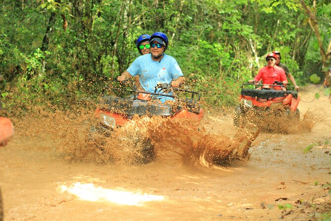 ATV with Ziplines and Cenote From Cancun - Cenote swim: a cool reset in a sacred spot