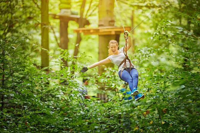ATV & Zip Lines Single From Playa del Carmen - Zip lining above the jungle on the fastest circuit
