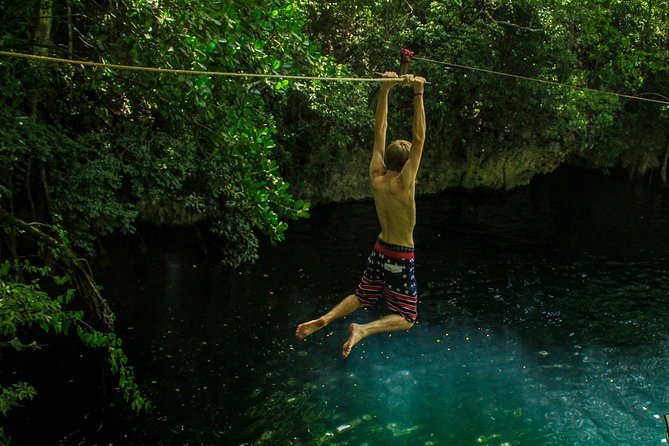 ATV, Ziplines & Cenote with Transportation - Zipline and Interactive Bridges: Where Limits Matter
