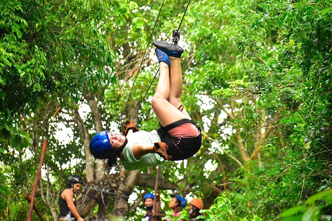 ATV, Ziplines, Tarzan Jump, Lunch and Transportation Day Tour - Jungle Ziplines: Safety Gear, Weight Limit, and Comfort Expectations