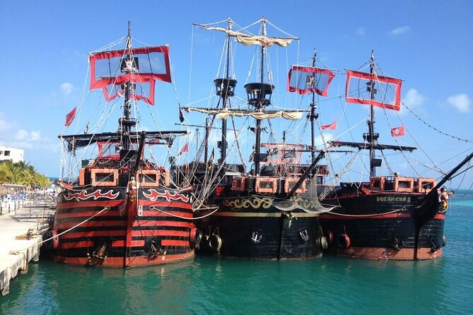 Be amazed with PIRATE SHOW in Cancun, includes Dinner & Open Bar - Boarding Rituals, Cannons, and Pirate Games That Get You Moving