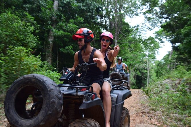 Best Combo from Cancun - Zipline Cenote ATV (Shared) and Lunch From Cancun - Cenote swim: the one-hour reset with underground water and cool rock walls