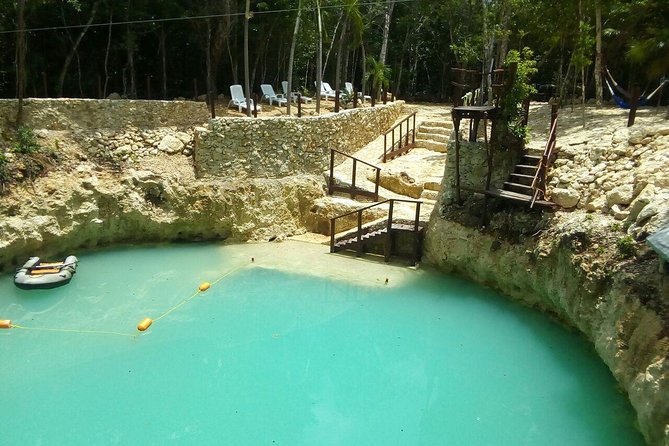 Best Combo from Cancun - Zipline Cenote ATV (Shared) and Lunch From Cancun - Lunch after the adrenaline: grilled chicken fajitas and drinks