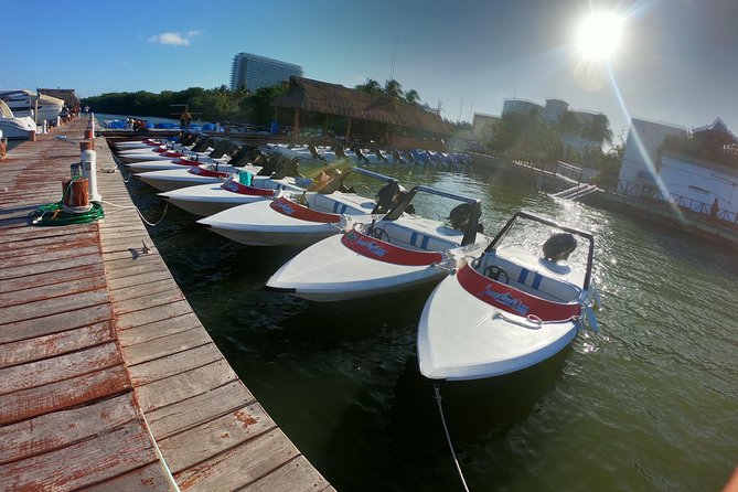 Breathtaking experience driving a speedboat in Cancun with Snorkeling included - Punta Nizuc snorkeling and the underwater museum statues