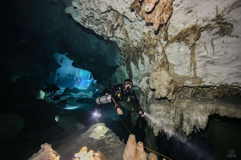 Cancun 2 Cenote Dives: The Pit & Dos Ojos - Certified Divers - Scuba theory briefing and the communication you actually need