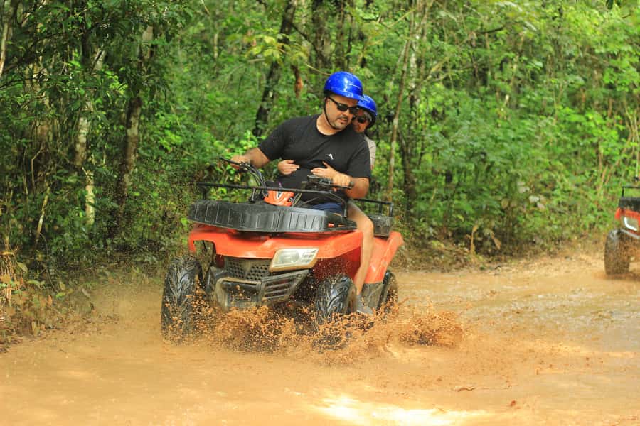 Cancún: ATV, Zipline, and Cenote Adventure with Lunch - Tour timing: choose 9:00 AM or 1:00 PM with your day in mind