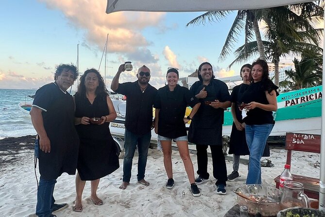 Cancun Beach Seafood Barbecue Class in a Kombi - Price and value: $105 for 3.5 hours of food and unlimited drinks