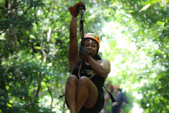 Cancun Best ATV Tour, Ziplines and Cenote Swim with Lunch - Zip lines: safety harness first, then short but memorable runs