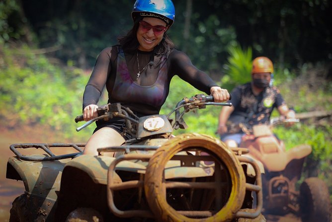 Cancun Best ATV Tour, Ziplines and Cenote Swim with Lunch - Tequila tasting and the Mayan culture walk, plus taco lunch