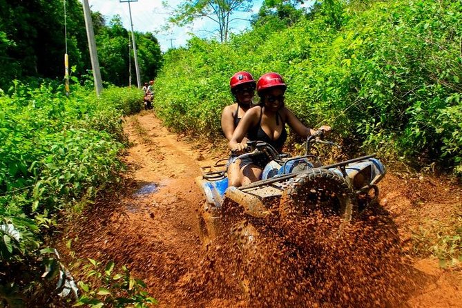 Cancun Best ATV Tour, Ziplines and Cenote Swim with Lunch - ATV time in the jungle: driver rules, weight limits, and what the ride really is