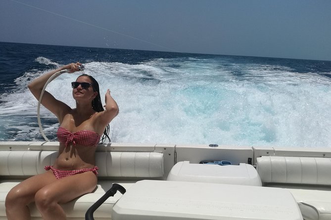 Cancun Boat Tour to Isla Mujeres on Luxury Yacht with Chef -SR55C - Isla Mujeres Stop: Beach Time, Snorkelling, and Jump-In Water Fun