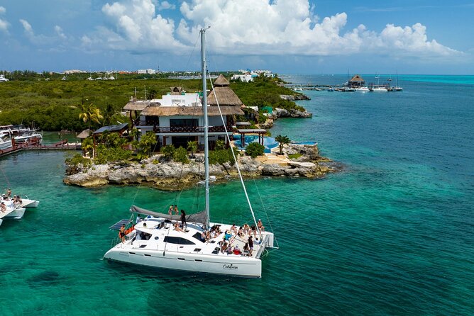 Cancun Catamaran: Sail to Isla Mujeres + Buffet & Drinks - Cruising across Cancun waters to Isla Mujeres: what you’re really buying