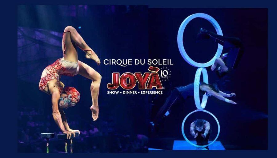 Cancún: Cirque du Soleil JOYÀ Show Ticket - Dining and drinks: what you get with appetizers, dinner, and VIP