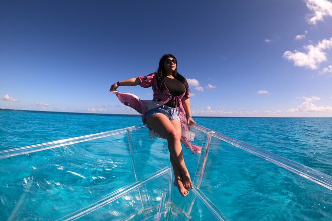 Cancún Clear Boat 90 minutes tour perfect for photos and families - Key highlights worth knowing