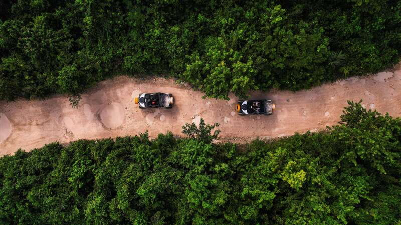Cancún: Extreme Buggy Adventure with Ziplines & Cenote - The buggy ride: what to expect from the UTV track and the dust factor