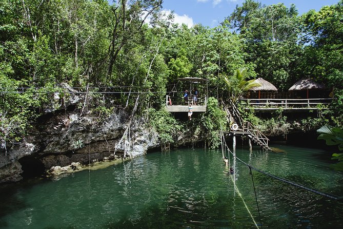 Cancun Extreme Zipline Canopy Tour - Cenote swim and the Mayan jungle truck ride