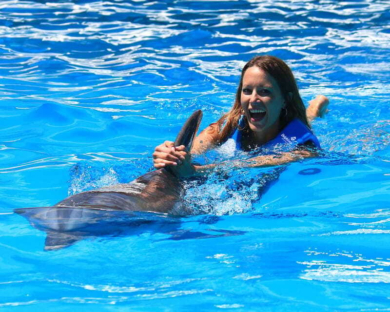 Cancun: Interactive Aquarium Ticket and Swim with Dolphins - Cameras, Cell Phones, and the Photo Upsell Reality