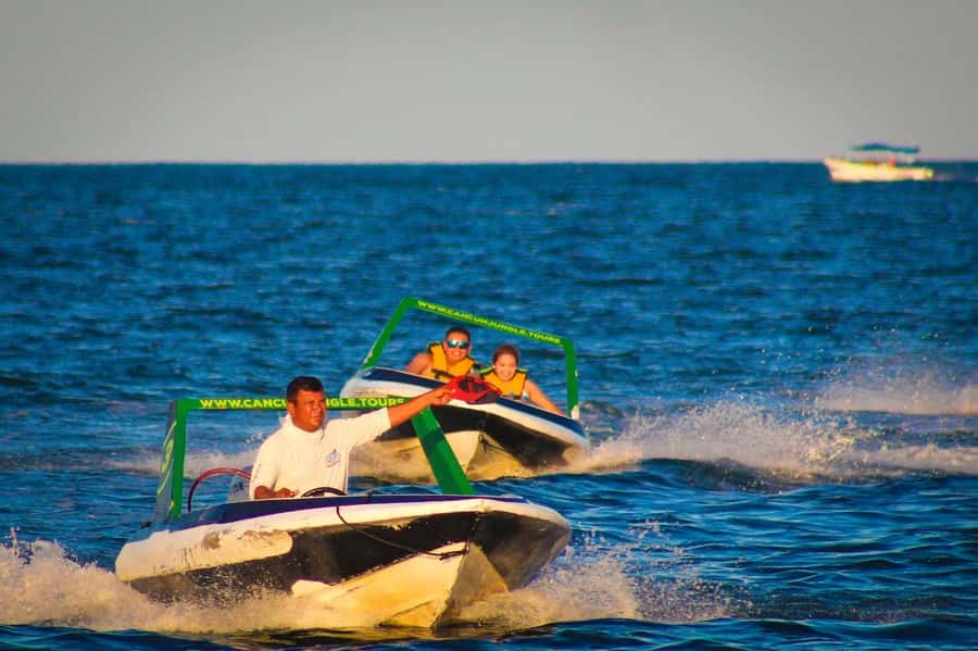 Cancun: Jungle Speedboat and Snorkeling Tour Adventure - Snorkeling The Mayan Reef With Included Gear (And Wildlife Chances)