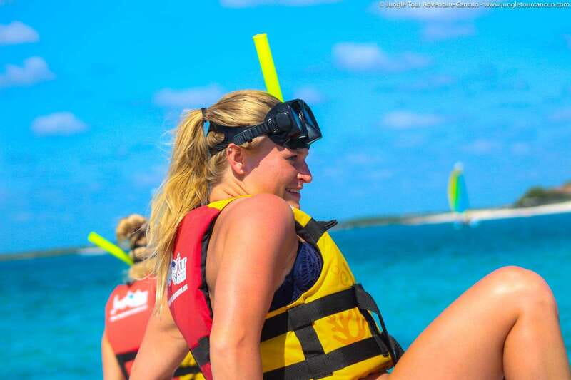 Cancun: Jungle Tour Adventure with Speedboat and Snorkeling - Punta Nizuc snorkeling: clear water, colorful fish, and the limits of 1 hour