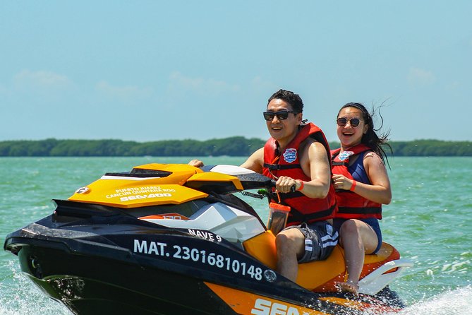 Cancun Mangrove Jet Ski Tour: 2 riders per jet ski - Safety briefing, lifejackets, and the electronics rule that changes how you experience it