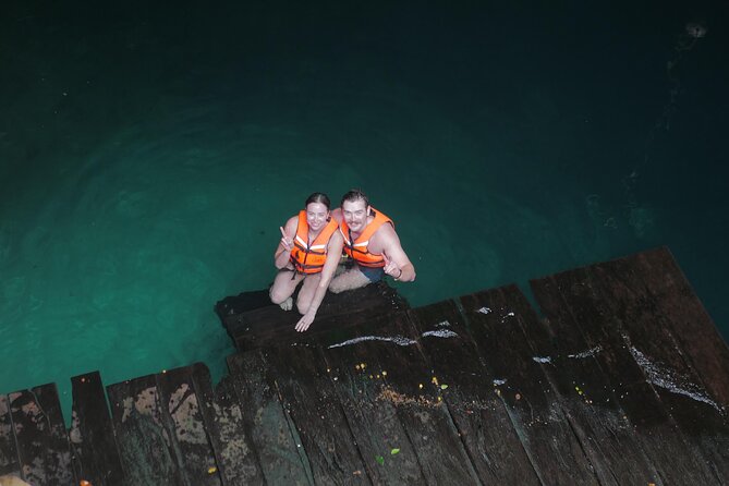 Cancun Mayan Pass: ATV, Cenote, Zipline, Transportation & Horses - Cenote cool-down: swimming, stairs, and jump options