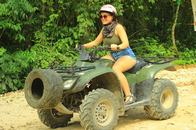 Cancun Mayan Pass: ATV, Cenote, Zipline, Transportation & Horses - Tequila tasting: fun souvenir energy, short and sales-forward